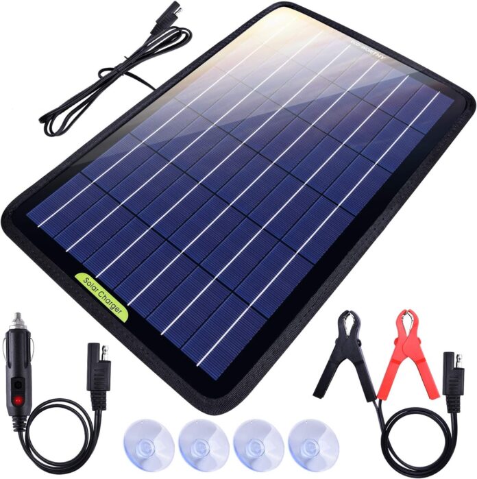 Waterproof Solar Battery Charger 12v